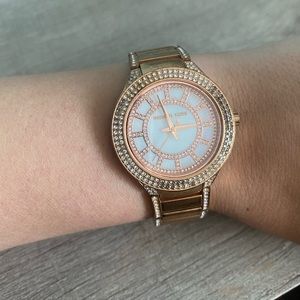 Micheal Kors Rose Gold Watch